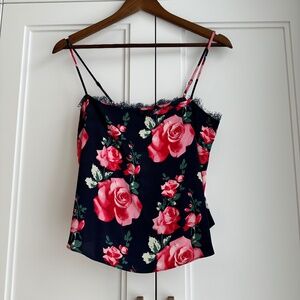 Fleur du mal silk camisole (Size S)